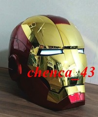 US!!! Iron Man MK5 1:1 Helmet Wearable Voice-control Mask Cosplay AUTOKING Gift