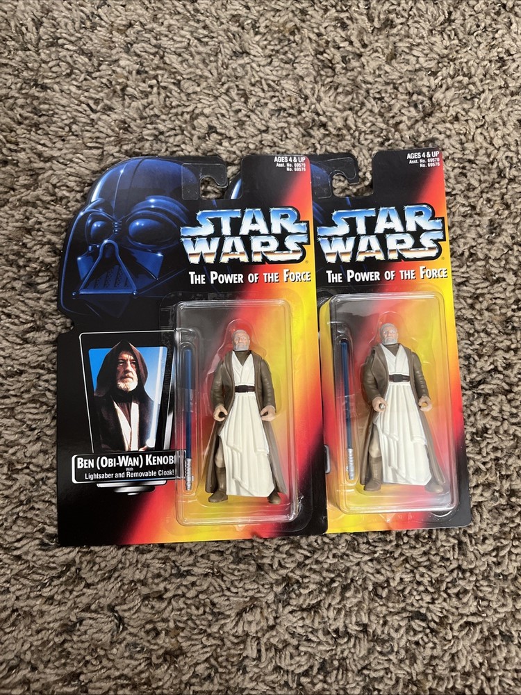Star Wars Power of the Force POTF Red Card Ben Kenobi Saber Varies