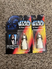 Star Wars Power of the Force POTF Red Card Ben Kenobi Saber Varies