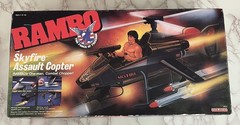 RAMBO: The Force of Freedom Skyfire Assault Copter 1985 SEALED BOX NEVER OPENED