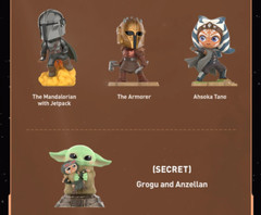 POP MART Star Wars The Mandalorian Series Confirmed Blind Box Figures Toy Gift
