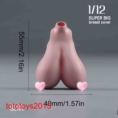1/12 Sexy Female Big Bust Breast Cover Model For 6”Action Figure Body Doll Toy
