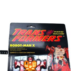 Vintage Robot-Man X TransFormers G1 by Antex Argentina MOC 80’s Salt-Man X