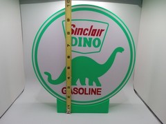 Retro Sinclair Dino gasoline lightbox sign retro logo light box with stand