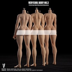VERYCOOL 1/6 VCD-03 Female Large Breast Fullness Plump Flexible Body 12″ Figure