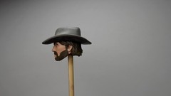 1:12 custom painted Arthur Morgan, Red Dead Redemption, Cowboy head sculpt