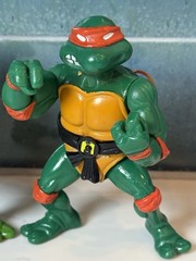 Vintage 1988 Teenage Mutant Ninja Turtles Toy Figures TMNT