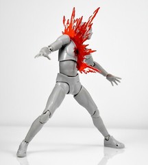 Modular Blood Effect Set for ~1/12 or six inch action figures – 14 piece set