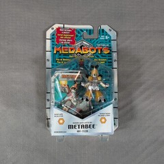 2001 Hasbro Medabots Metabee Action Figure Robot Includes Card And Poster