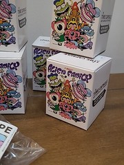 LOT 10 Alien Family Sony Creative Peter Bagges Art Time Capsule Mini Figure 2002