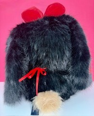 Zaza BB 800% Bexin Workshop Wild Ink Black Bunny Plush Blind Box New