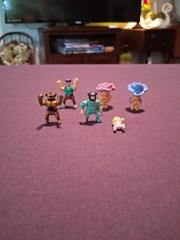 Plastic Mini Figure Set Mixed Lot Multicolor Miniature Toy Figures