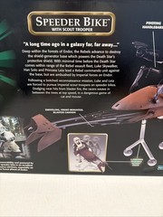 Hasbro Star Wars Power of The Force Speeder Bike & Trooper 12 in Action Figure