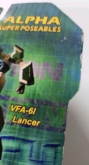 Rook Bartley VFA 6Z 2003 Toynami Robotech New Generation Figure New Box DMG