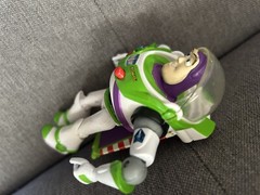 Disney Toy Story Buzz Lightyear 12 inch Action Figure & Small Plush (helmet)