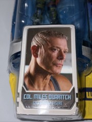 Avatar Movie Col Miles Quaritch Action Figure 4″ in Mattel Webcam i-Tag New