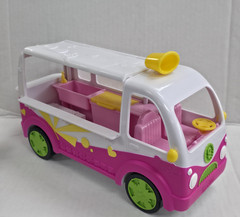 Shopkins GLITZI Ice Cream Truck Food Fair Moose Toys 56112 some accessories