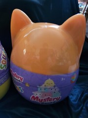 2 x Original SQUISHMALLOWS Mystery Squad Mystery Plush- Orange & Yellow 9.5″ T