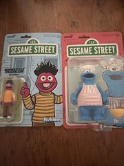 Super 7 Franklin/cookie Monster Set Sesame Street