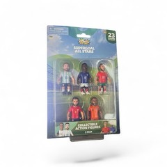 New 5-Pack Supergoal All Stars Collectible Soccer Action Figures