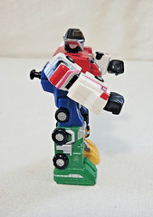 Bandai 1997 Power Rangers 5″ Carranger DX VRV Megazord (READ, wear, incomplete)