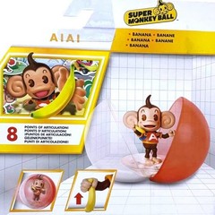 Sega SUPER MONKEY BALL w/AIAI ACTION FIGURE 2.25″ ~ New in Package
