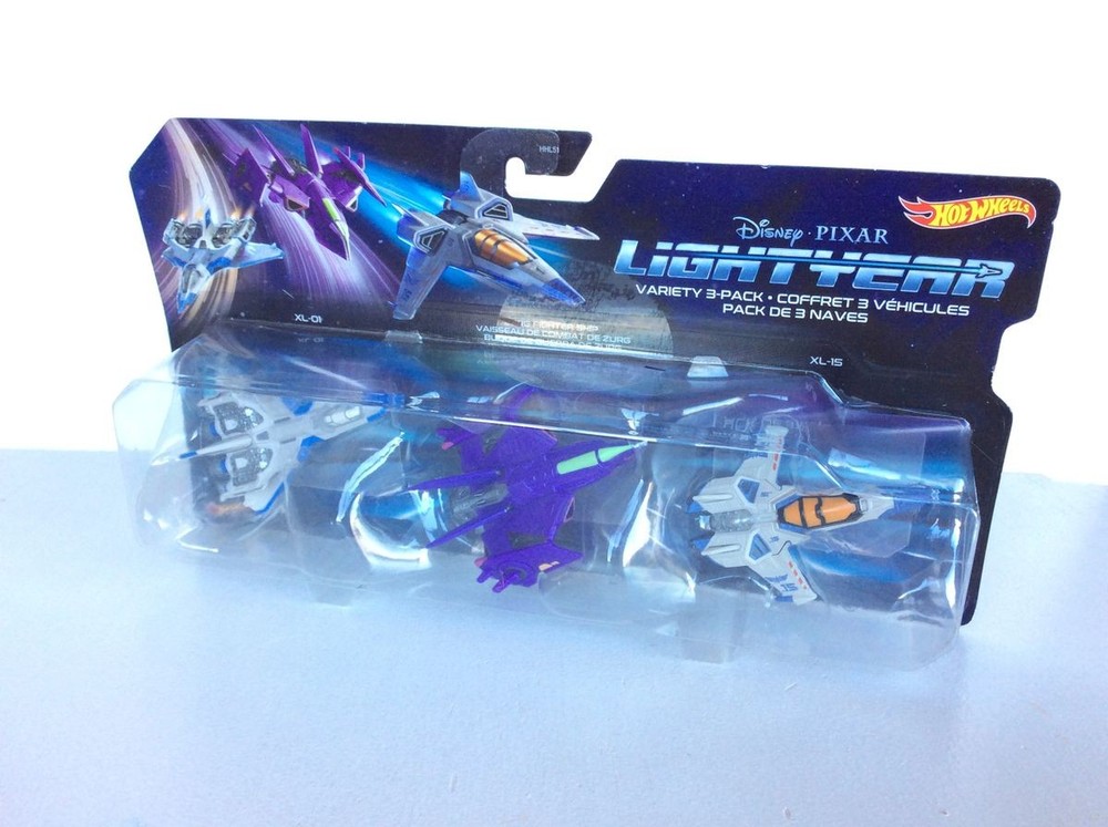 Disney Pixar LIGHTYEAR XL-01, Zurg Fighter Ship, XL-15 Variety 3 pack