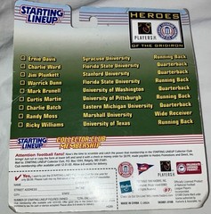 Starting Lineup Charlie Batch Eastern Michigan University Heroes of the Gridiron