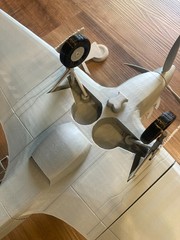 1:18 scale Hawker Hurricane Model Kit-Disassembled and Unpainted