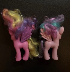 2 My Little Pony G4 Friendship Brushable Princess Cadance/Princess Celestia MLP