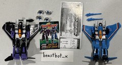 Transformers Robotmasters G1 Skywarp & Thundercracker LOOSE–SEE DESCRIPTION