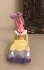 Babs Bunny Roadster Tiny Toon Adventures Diecast Metal Car 1990 by Playskool