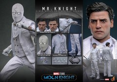 Hot Toys Marvel TMS139 Moon Knight Mr. Knight 1/6 Scale 12″ Collectible Figure