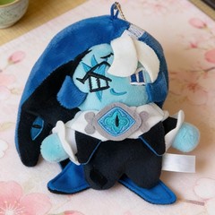 OFFICIAL Cookie Run Kingdom Plush Keyring New (Shadow Milk, Pure Vanilla)