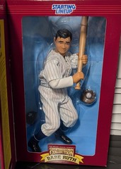 starting lineup cooperstown collection babe ruth