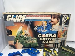 1982 Hasbro Vintage GI JOE Cobra Battle Game with Original Box Almost Complete