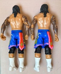 2013 Mattel WWE Basic Battle Pack 37 JIMMY & JEY USO Bloodline Blue Trunks