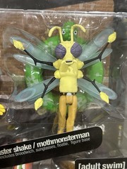 Adult Swim – Aqua Teen Hunger Force – Master Shake & Mothmonsterman Figure – New
