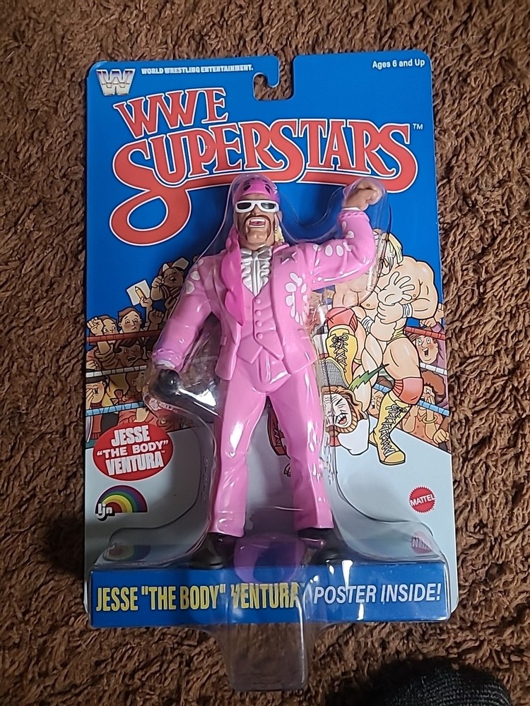 LJN WWE Superstars Series 2 Jesse “The Body” Ventura Retro Figure *IN HAND*