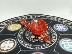 Bakugan Battle Brawlers B2 Pyrus Translucent Centipoid Japan Import VHTF
