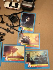 Vintage A-Team B A Hannibal Murdock Face Vans Vette Jeep Accessories Cards