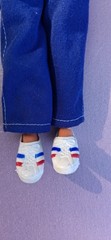 Vintage The Bionic Woman Doll Jaime SommersTrack Suit Jacket Pants Shoes 1974