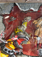 Transformers Platinum Edition FOC Fall Of Cybertron Grimlock Vs Bruticus NIB
