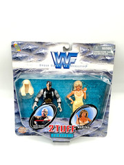 1998 Jakks Pacific WWF GOLD DUST & MARLENA 2 TUFF Series 1 Action Figures