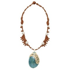 Moana Necklace with Glow Light Heart of Te Fiti Toy Ages 3 Plus
