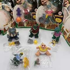 Vintage Disney The Dinosaurs TV Show Sinclair Family Figures Loose w/Access. +