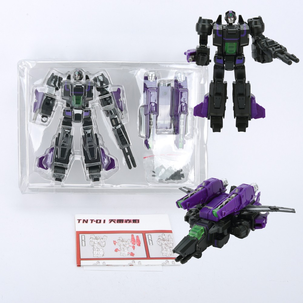 Transformers G1 Decepticon Black Jetfire Skyfire 7″ Transforming Toy Figure BULK