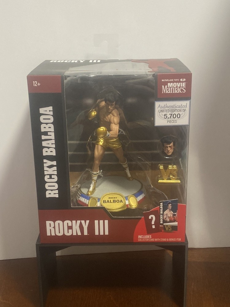 McFarlane Toys Rocky III Movie Maniacs Rocky Balboa Action Figure 5,700pc