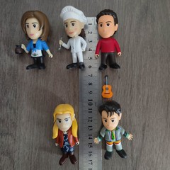 Lot of 5pcs Friends TV Series SMOLS Joey Monica Rachel Phoebe Ross Figure Doll