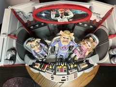 Palisades Muppets Pigs in Space Playset Miss Piggy Link Strangepork 3 Figures +